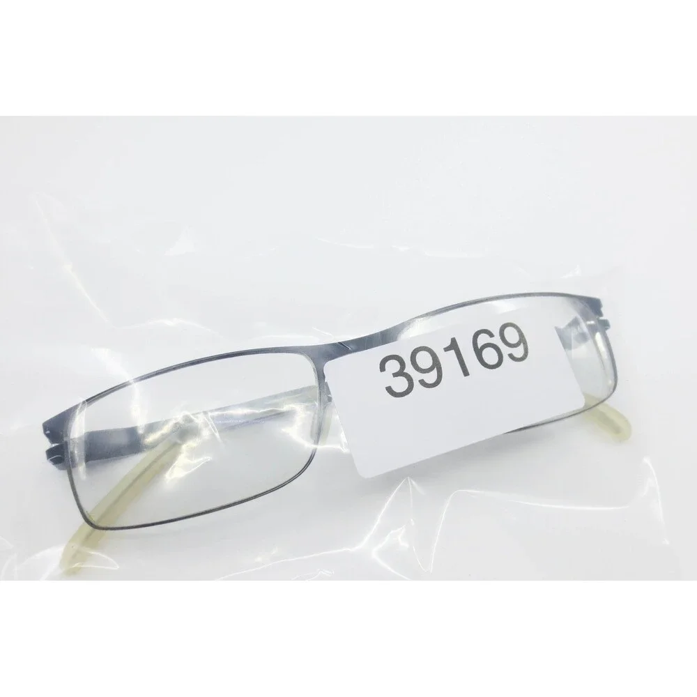 Mykita No1 Nigel Eyeglasses Col 277 Navy Blue Rectangular Metal Frames 52-17-140